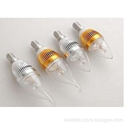 Church Lighting 3000K LED Candle Bulbs Light , 3W LED Repla